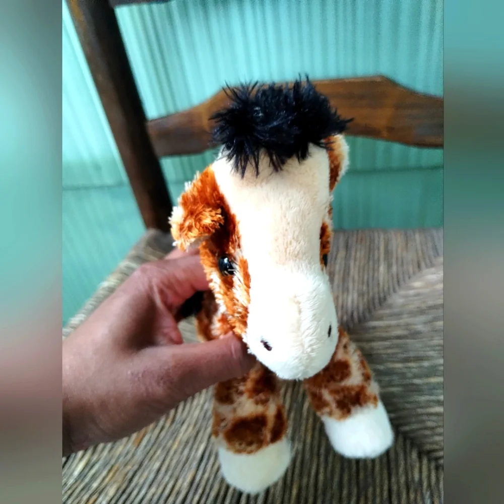 ÷Aurora Mini Flopsie GiGi Brown Giraffe 8" Stuffed Animal  Plush Lovey Soft Toy - Picture 7 of 13